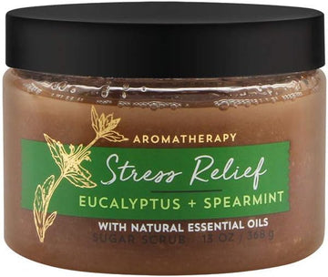 Bath & Body Works Aromatherapy Stress Relief Eucalyptus Spearmint Sugar Scrub 368G