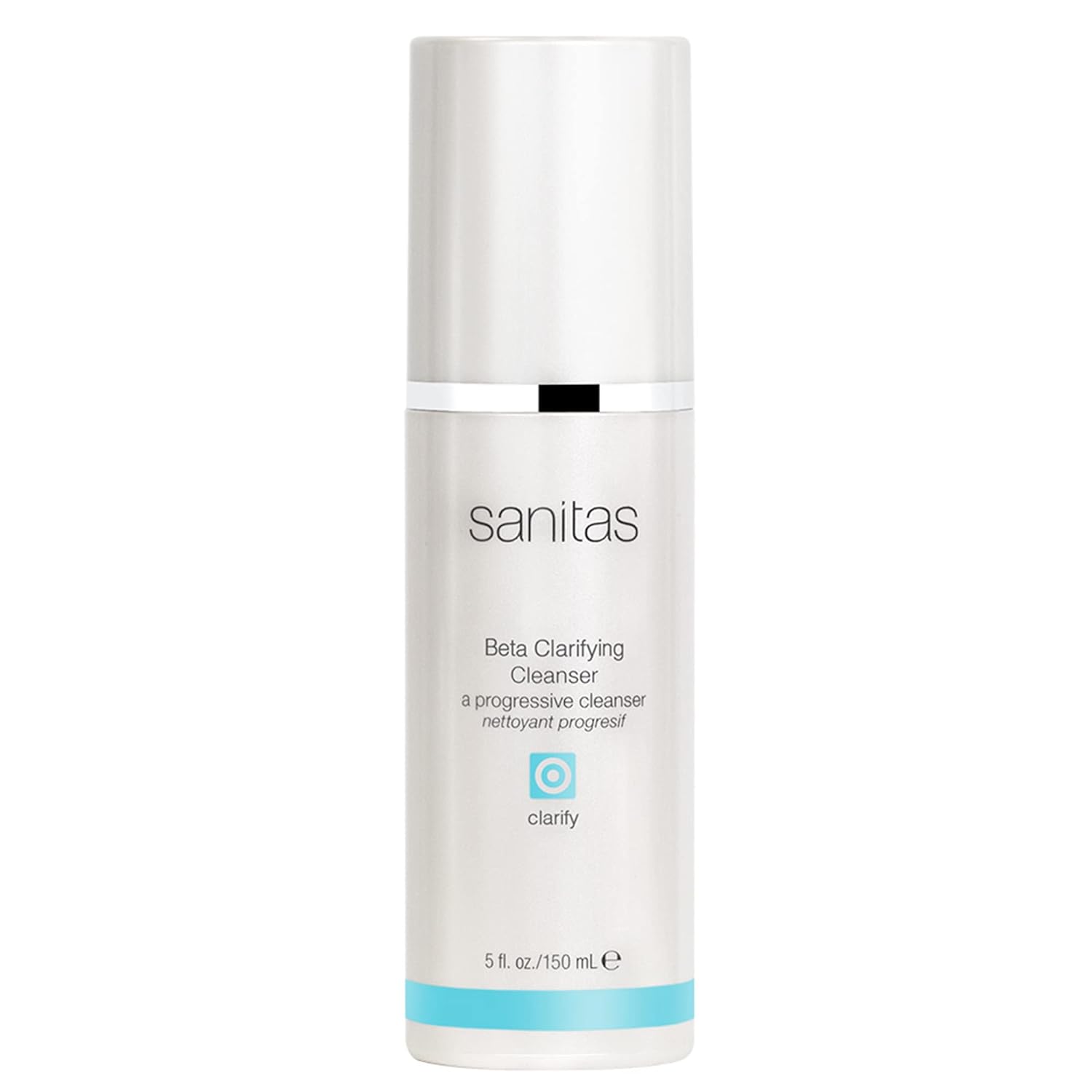 Sanitas Skincare Beta Clarifying Cleanser, Soap Free, Active Cleanser, Salicylic Acid, Cleanser For Blemished Skin, 5 Ounces