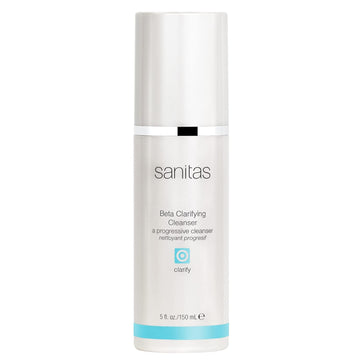 Sanitas Skincare Beta Clarifying Cleanser, Soap Free, Active Cleanser, Salicylic Acid, Cleanser For Blemished Skin, 5 Ounces