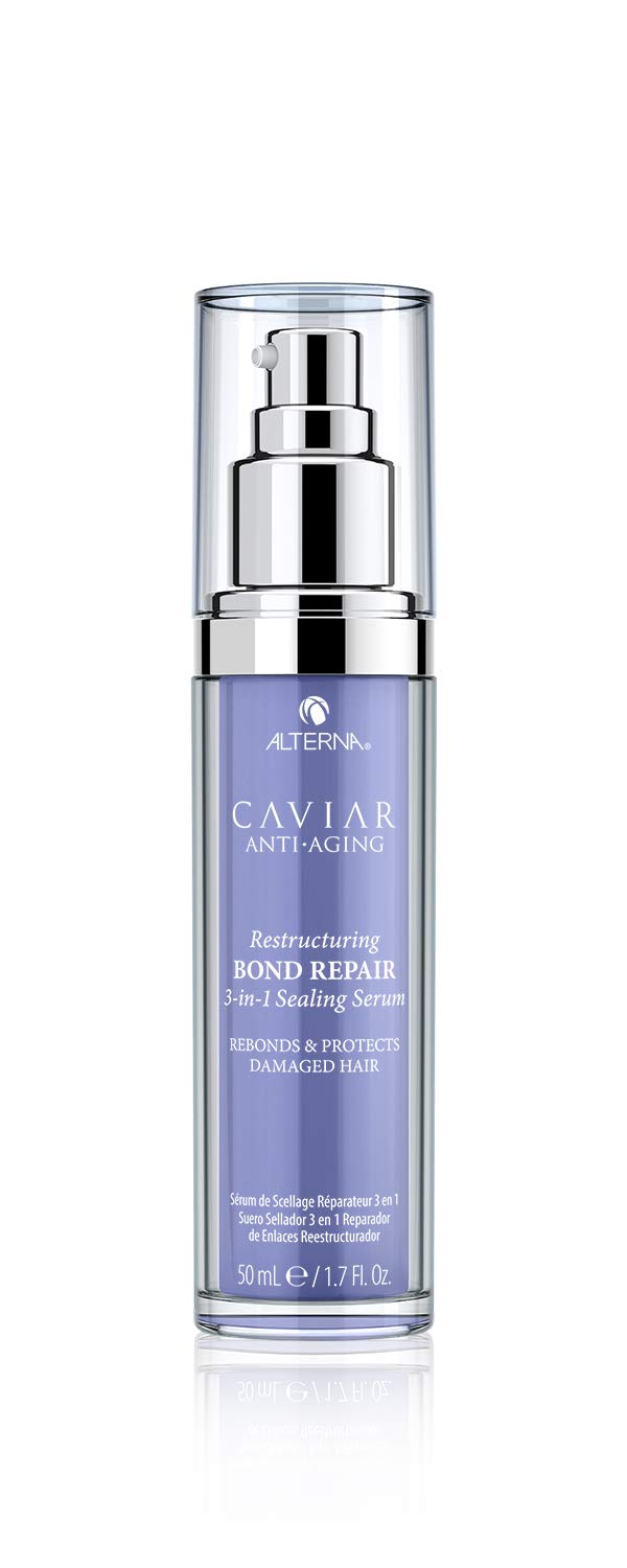 Alterna Caviar Anti-Aging Restructuring Bond Repair Leave In Hair Serum Treatments For Damaged Hair | Sulfate Free, Paraben Free