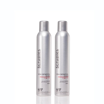 Scruples High Definition Hair Spray - Volumizing Hairspray with Extra Hold & Shine - For All Hair Types, Volumizing Spray is Humidity Resistant, Smoothing, & Non-Sticky, 10.6 oz (Pack of 2)