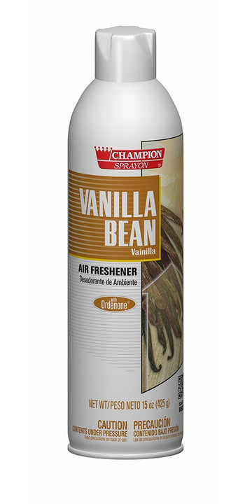 Champion 5174 Water-Based Air Freshener, Vanilla Bean, 15 oz Aerosol (Pack of 12): Industrial & Scientific