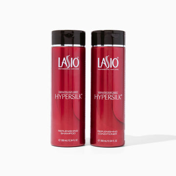 Lasio Replenishing Shampoo And Hair Conditioner Set With Amber Extract, Keratin & Jojoba Oil – Nourishing, Repairing, And Hydrating Formula For Soft, Shiny, Frizz-Free Hair