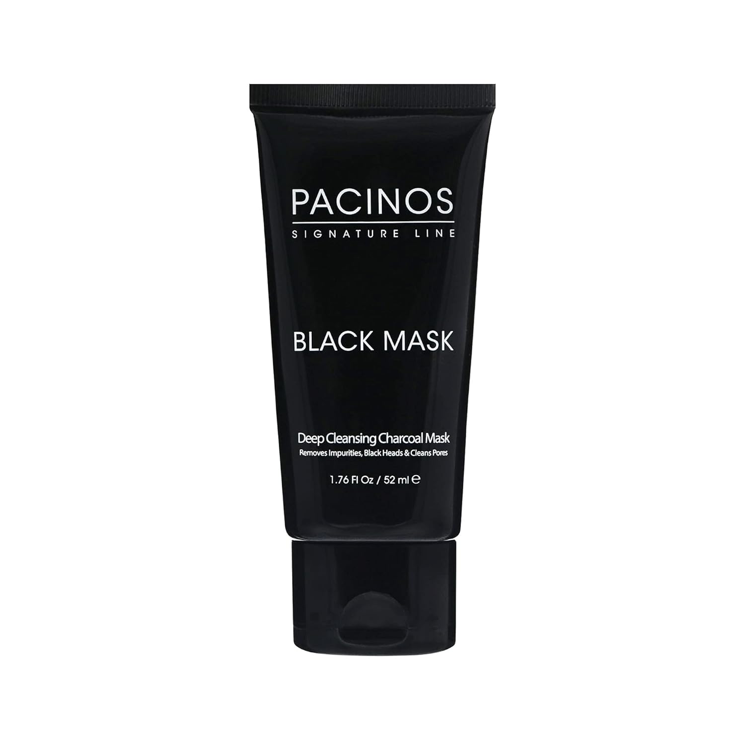 Pacinos Blackhead Remover Deep Cleansing Peel Off Black Mask Active Charcoal Tearing Charcoal Masque, 1.76 Oz