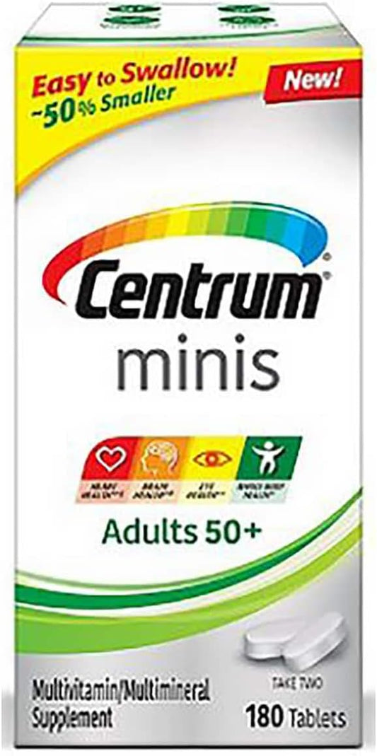 Centrum Multivitamin/Multimineral Minis Adults 50+ 180 Tabs