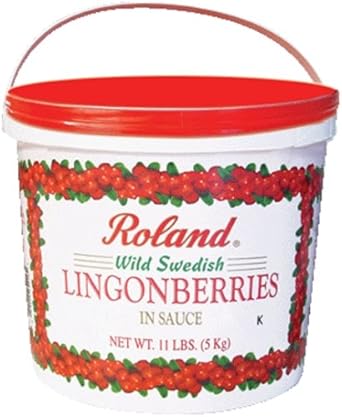 Roland Wild Lingonberries In Sauce, 11-Pounds