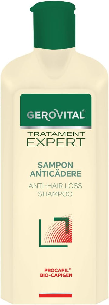 Anti-Hair Loss Shampoo, Significantly Reduces Hair Loss And Stimulates Its Growth, For A Stronger And Thicker Hair, 400 Ml, Gerovital Tratament Expert