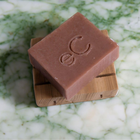 Emerginc Signature Facial Bar - Naturally Formulated Soap For Face To Clean, Moisturize & Nourish Skin - Cocoa Butter, Echinacea Oil, Lavender Oil, Rose Clay & Orange (4.5 Oz)