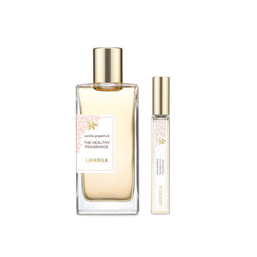 Lavanila - The Healthy Fragrance Clean And Natural, Vanilla Grapefruit Perfume Set (1.7 Oz. + 0.34 Oz.)