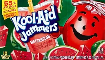 Kool-Aid Jammers Watermelon Flavored Juice Drink Pouch, 60 Fl Oz