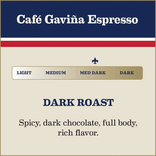 Café Gaviña Espresso Roast Ground Coffee: Rich, Dark Roast Blend With Spicy, Dark Chocolate Notes -For Espresso Machines, Lattes, And Cappuccinos- 10 Oz Can