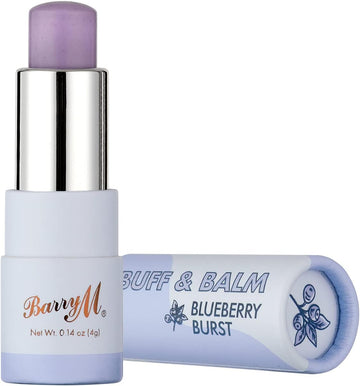 Barry M Cosme Buff And Balm Lip Tint, With Scrub To Balm Formula In Purple Blueberry Burst