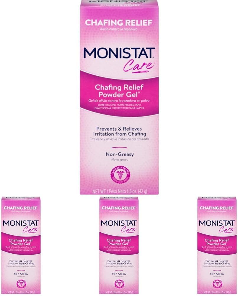 MONISTAT Chafing Relief Powder Gel 1.5 oz (Pack of 4)