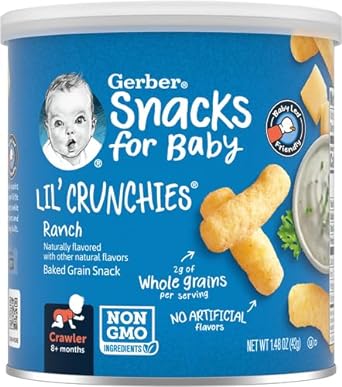 Gerber Lil' Crunchies Ranch, 1.48 Oz