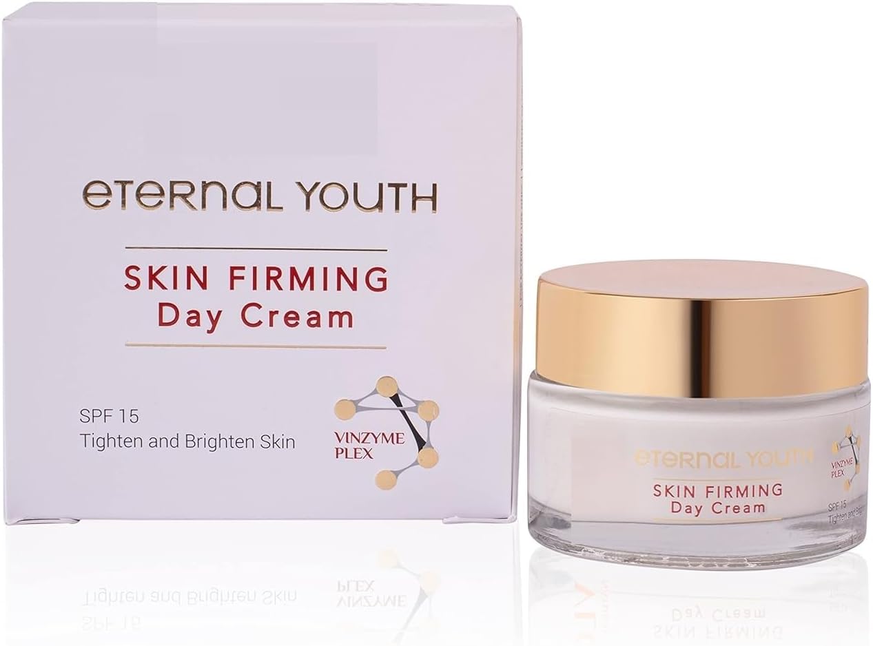 Eternal Youth Day Cream Spf 15 – 50G | Anti-Ageing Cream With Vinzyme Complex, Niacinamide & Vitamin E | Firms Skin, Reduces Wrinkles | Uv Protection | Radiant, Youthful Glow