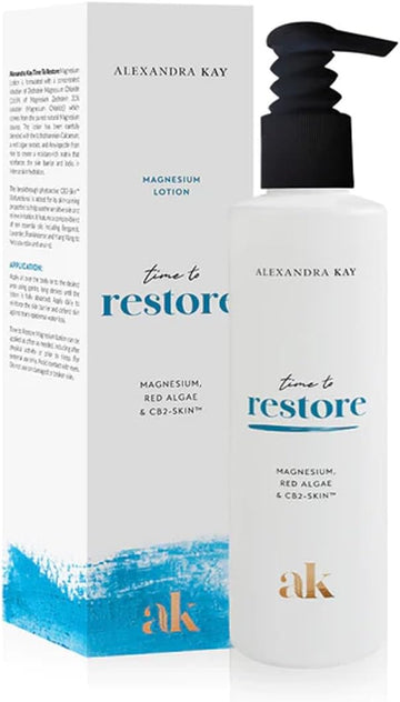 Green People Alexandra Kay Magnesium Body Lotion - Natural, Organic Magnesium Moisturiser - Relaxing Scent - Vegan, Cruelty Free, 200Ml