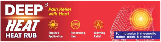 Deep Heat Heat Rub, For Muscular & Rheumatic Aches, Pain And Stiffness, 35G (Pack Of 1)