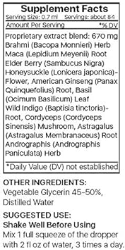Secrets of the Tribe San Antonio Healthy Tincture, Herbal Extract Supplement for Optimal Human Health (2 fl oz, Winter)
