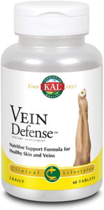 Kal Vein Defense Tablets, 60 Count : Health & Household