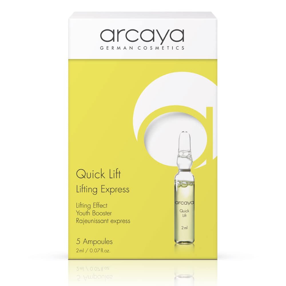 Arcaya Quick Lift Firming Ampoule Serum For Lifting And Firming - 5 Ampoules Of 2Ml | .07 Fl Oz