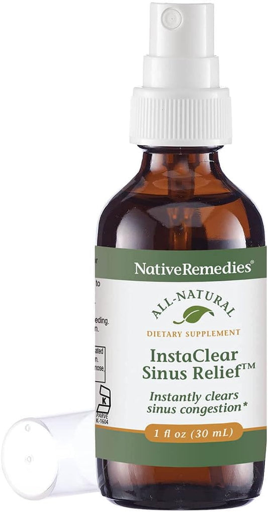 Native Remedies InstaClear Sinus Support, Herbal Supplement, 29 ml
