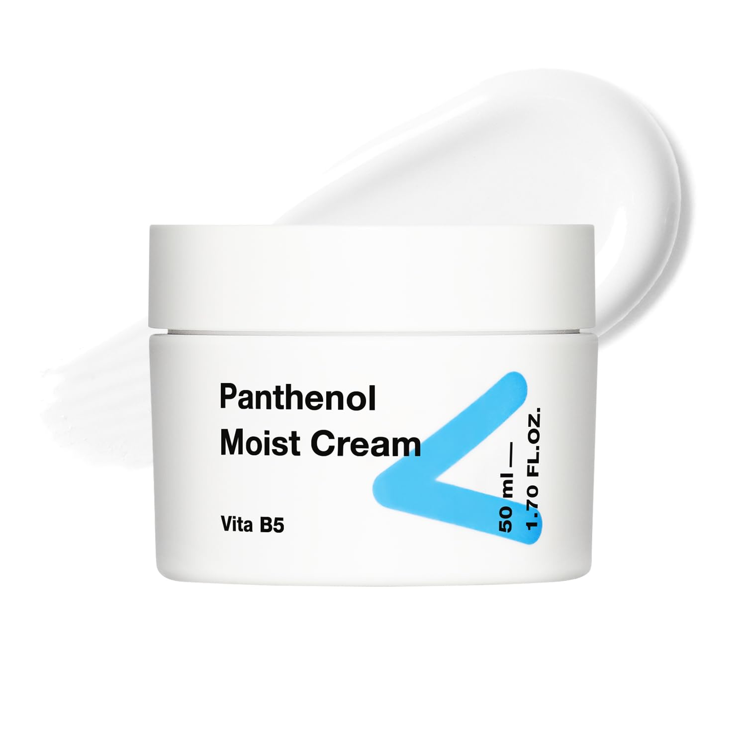 Tiam Panthenol Moist Cream, 10% Panthenol Cream(B5 Vitamin), Hydrating Facial Cream For Sensitive Skin, Face Moisturizer, Panthenol Heals Damaged Skin, K-Beauty 1.7 Fl.Oz