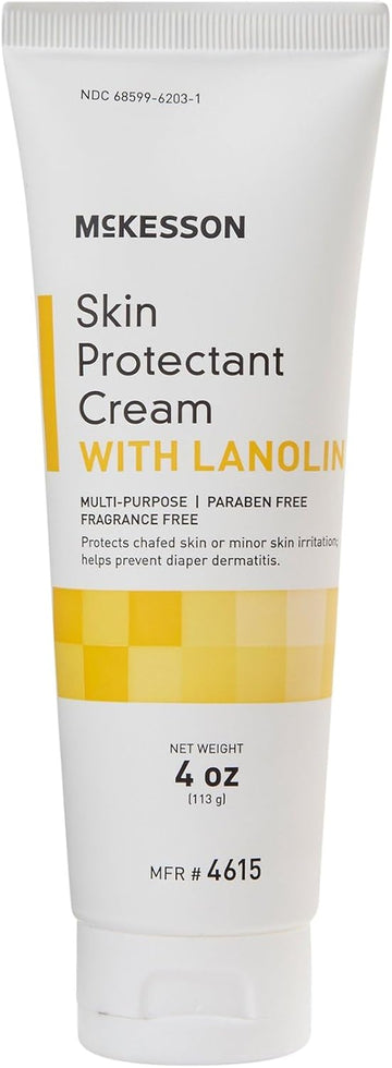 Mckesson Skin Protectant Cream With Lanolin, Paraben And Fragrance Free, Unscented, 4 Oz, 1 Count