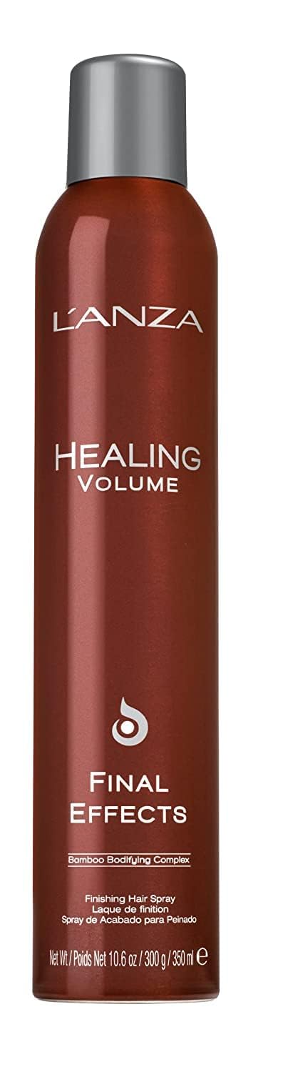 L'Anza Healing Volume Final Effects Hair Spray With Strong Hold Effect, Boosts Shine, Volume, And Thickness For Fine And Flat Hair, Rich With Bamboo Bodifying Complex And Keratin (10.6 Fl Oz)