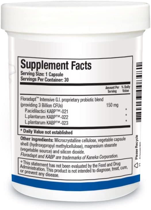 Biotics Research BioDoph-3 GI Targeted Intensive GI Probiotic Capsules. Clinically Validated Multi-Species Formula. Gut Health, Immune Support, Dairy Free : Health & Household