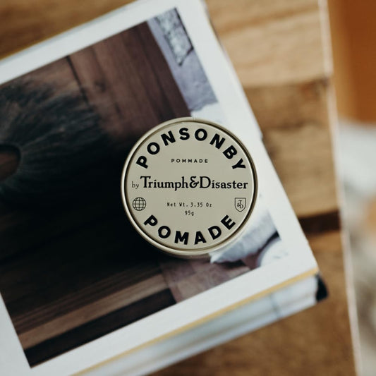 Triumph & Disaster Ponsonby Pomade – Medium Hold Hair Wax For Men And Women, High Shine, Non-Greasy Finish, 95G – Fine To Thick Hair