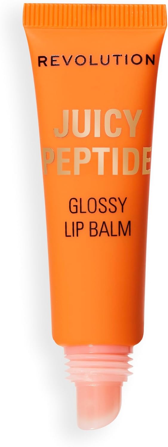 Revolution Juicy Peptide Lip Balm, Hydrating & Nourishing Formula with Peptides, Squalane & Vitamin E, Vegan & Cruelty-Free, 8ml, Peach Bellini Orange : Amazon.co.uk: Beauty