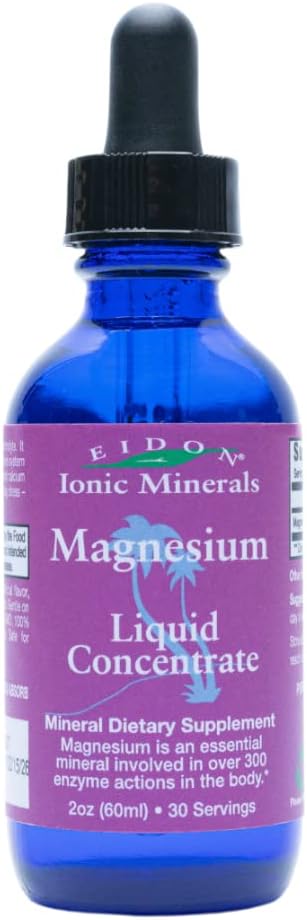 Eidon Liquid Magnesium Concentrate - Ionic Magnesium Drops Supplement