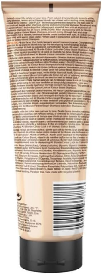 Fudge Professional All Blonde Colour Lock Conditioner, Blonde Colour Protection, Bond Repair Technology, 250 Ml