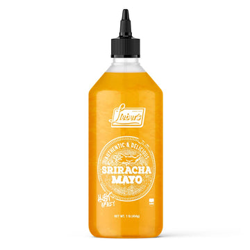 Lieber'S Authentic And Delicious Sriracha Mayo, Hot And Spicy Mayonnaise Sauce, Non-Gmo, No Msg, Gluten-Free, Cholesterol-Free, And Vegan, Net Wt. 1 Lb (454G)