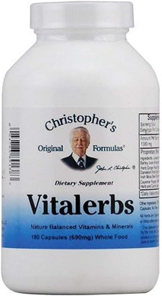 Dr Christopher's Formula Vitalerbs, 675 mg, 180 Count