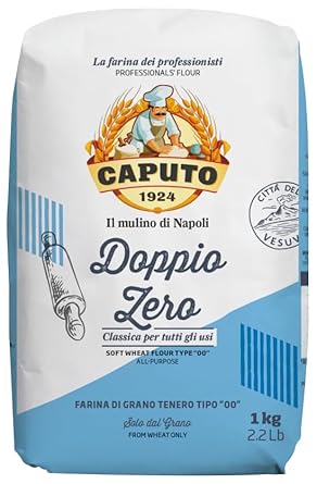 Antimo Caputo Classic All-Purpose Flour (Doppio Zero) - 2.2 Lb (1 Kg) - 2 Pack