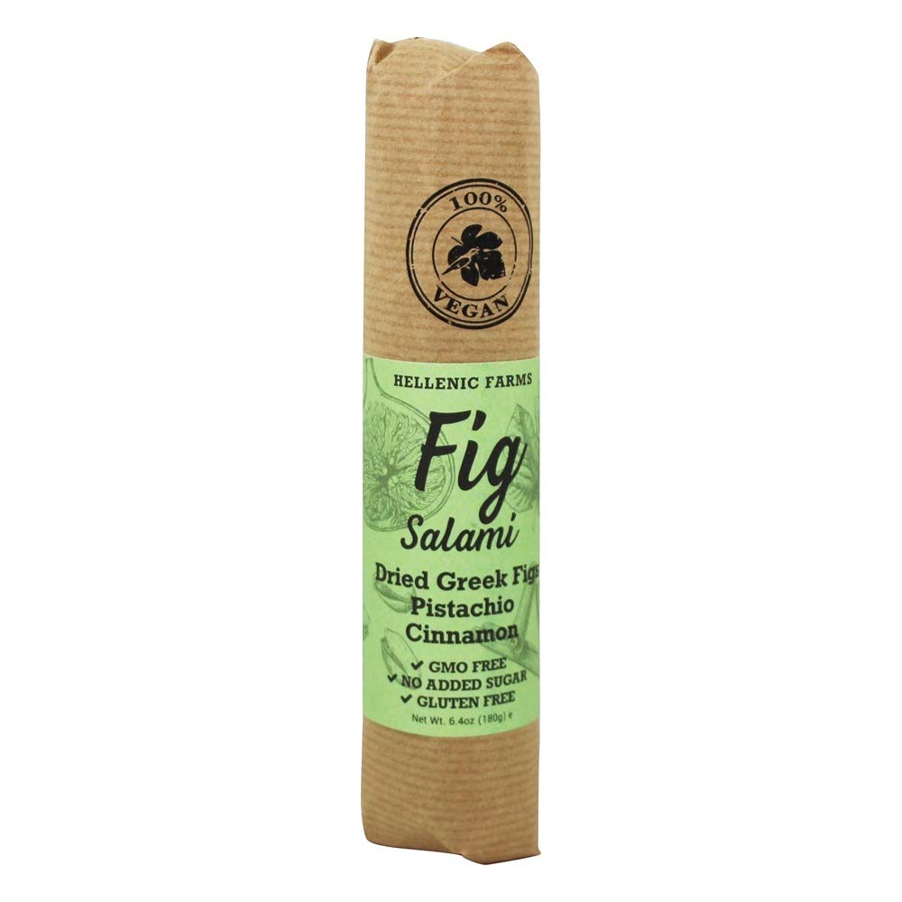 Hellenic Farms Pistachio Cinnamon Fig Salami, 6.4 Oz