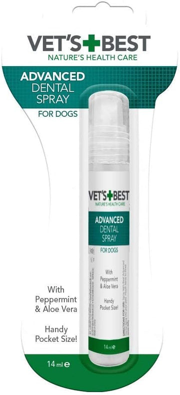 Vet's Best Natural Pocket Dental Spray for Fresh Breathe and Clean Teeth for Dogs, 14 ml?80365-12p