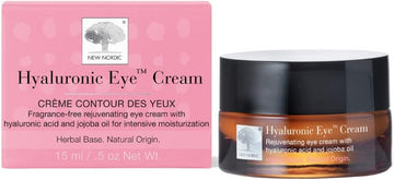 New Nordic Hyaluronic Eye Cream With Hyaluronic Acid - Helps Hydrate & Soothe Eye Area - Reduces Visibility Of Lines & Wrinkles - Odour Free - 15 Ml