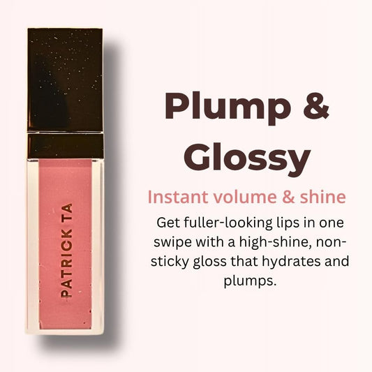 Patrick Ta Major Volume Plumping Lip Gloss - Obviously (Rich Toffee) 0.3 Oz / 9 Ml