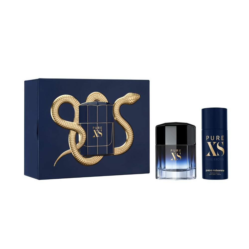 Paco Rabanne Pure Xs Him Eau De Toilette Spray 100Ml Set 2 Piezas 2018 : Beauty & Personal Care