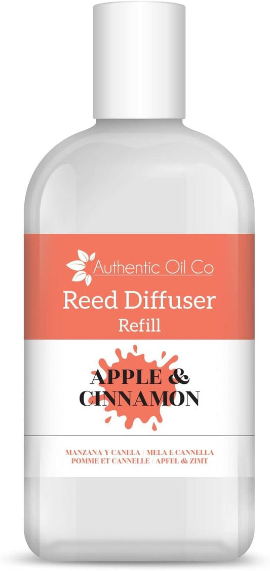 Authentic Oil Co Apple & Cinnamon Reed Diffuser Refill : Amazon.co.uk: Health & Personal Care