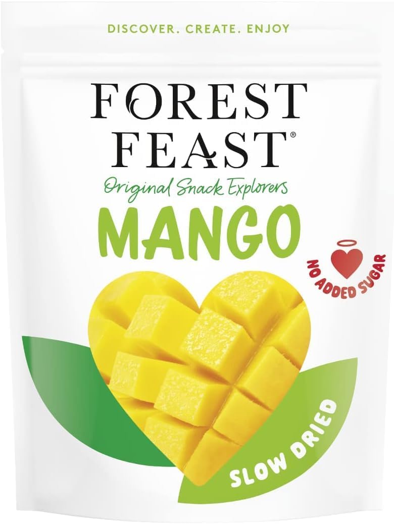 FOREST FEAST Exotic Dried Natural Mango 650g | Snack Size Pieces of Dried Fruit Mango with No Added Sugar & High in Fibre | Ready to Eat Snack, Vegan Option : Amazon.co.uk: Grocery