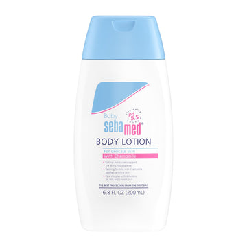 Sebamed Baby Lotion pH 5.5 Ultra Mild Dermatologist Recommended Moisturizer for Sensitive Skin and Delicate Skin 6.8 Fluid Ounces (200 Milliliters)