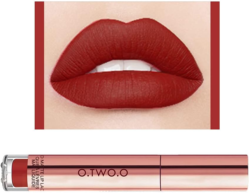 O. Two. O Non Stick Cup Matte Lip Gloss Mist Lip Glaze Does Not Fade Liquid Lipstick (Vml07)