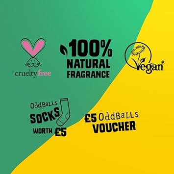 Original Source x Oddballs Gift, Set Mint & Tea Tree Shower Gel, Lemon & Tea Tree Shower Gel, Oddballs Socks, Gifts for Men, 100 Percent Natural Fragrance, Vegan, Cruelty Free : Amazon.co.uk: Beauty