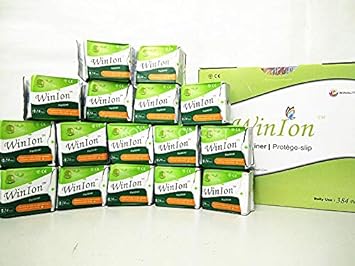 16 Packets WINALITE WINLON Pantiliner (Total 384 Pads) by Winlon - Women Daily use Sanitary Napkin
