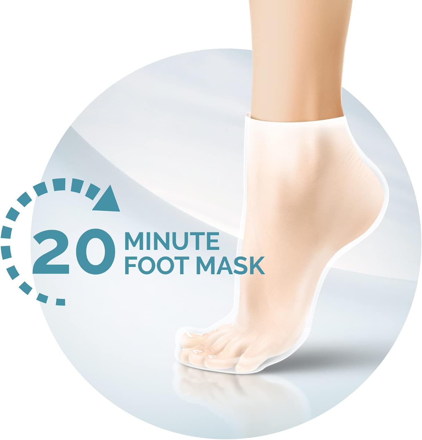 Derma V10 Deep Moisturising Foot Pack Honey & Almond (2)