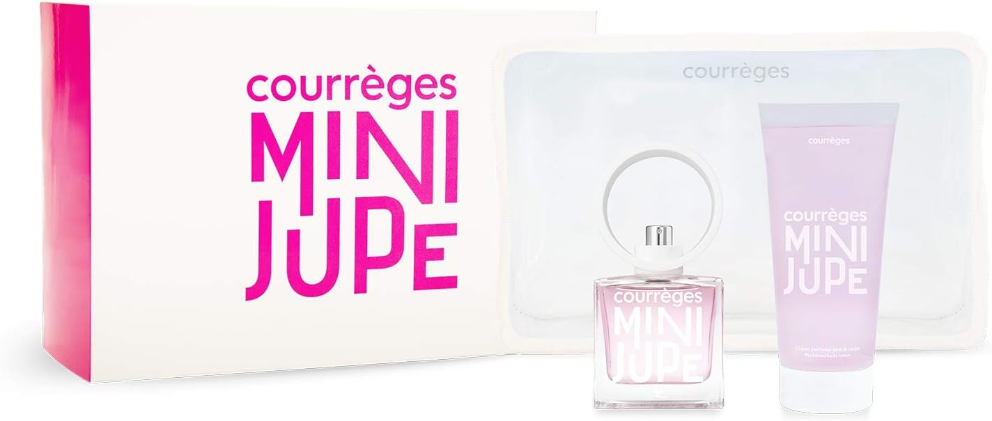 Courrèges Mini Jupe 2 Piece Gift Set: Eau De Parfum 50Ml - Body Cream 150Ml