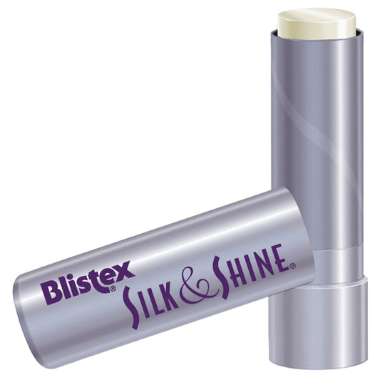 Blistex Silk & Shine Lip Balm, 0.13 Ounce Tube, Pack Of 6 – Vitamin B5 & E, Bulk Lip Balm, Super Smooth Lip Moisturizer, Sheer Gloss For Finished Appearance